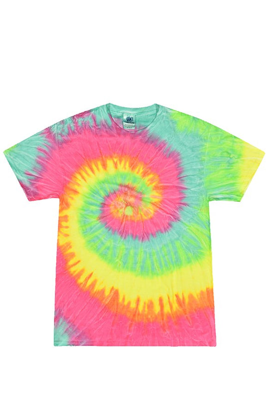 Youth Minty Rainbow Tie Dye T Shirt