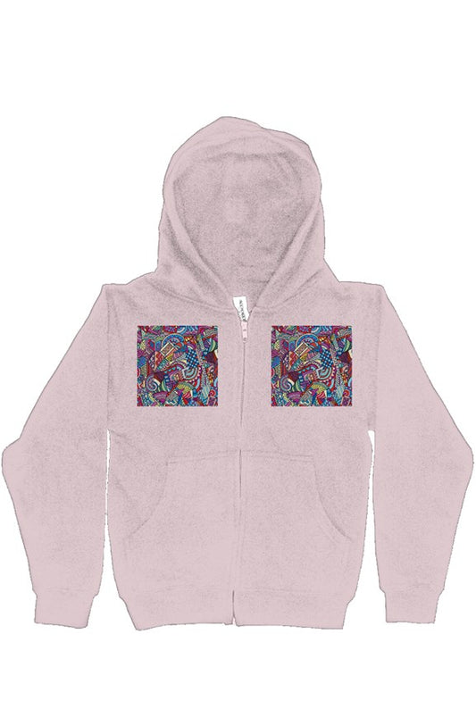 Youth Midweight Hooded Full-Zip Sweatshirt