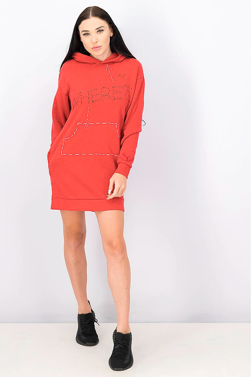 Woman’s Hooded Sweater Dress